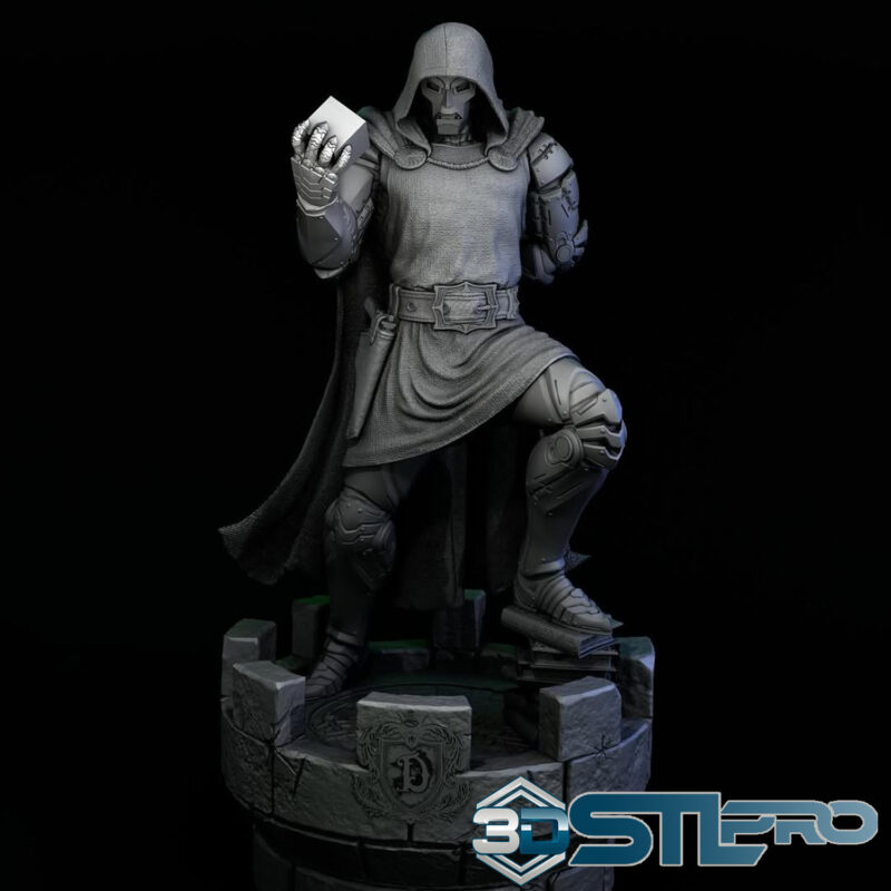 Doctor Doom STL File Marvel Villain 3D Print - Image 4
