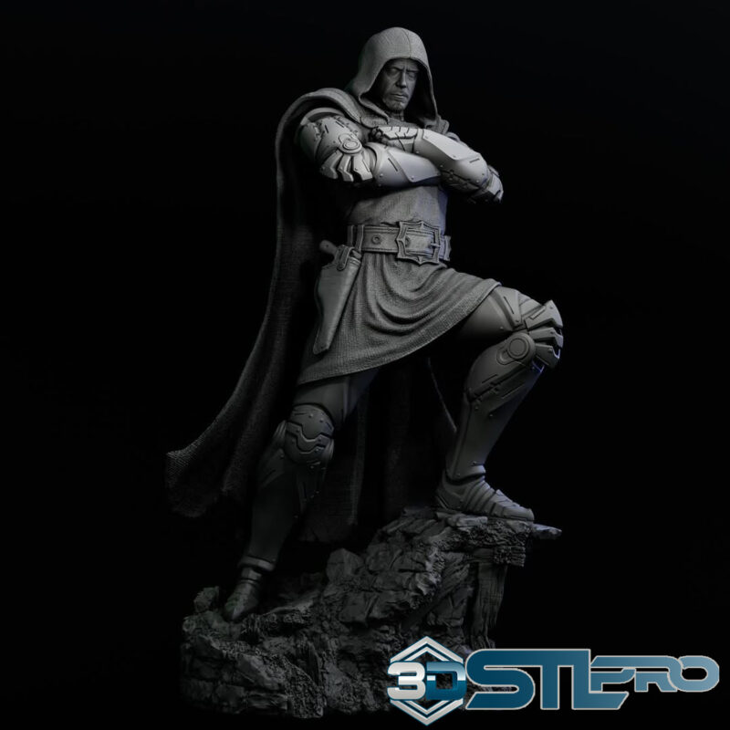 Doctor Doom STL File Marvel Villain 3D Print - Image 5