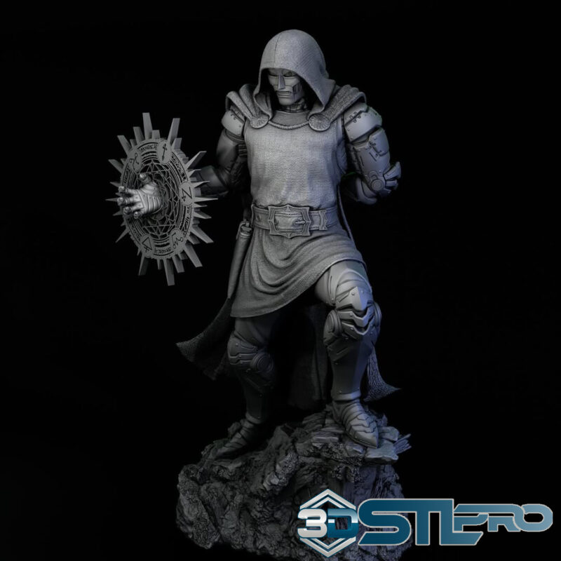 Doctor Doom STL File Marvel Villain 3D Print - Image 6
