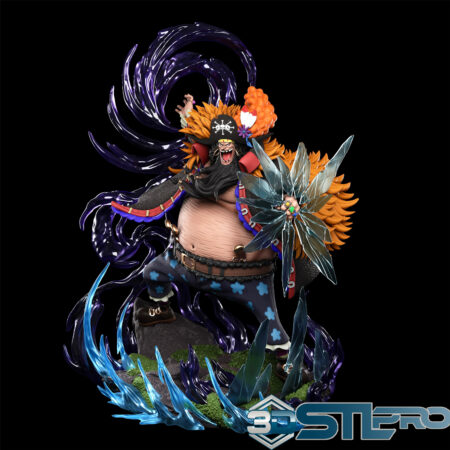 Kaidan Black Beard STL File Pirate 3D Print Model