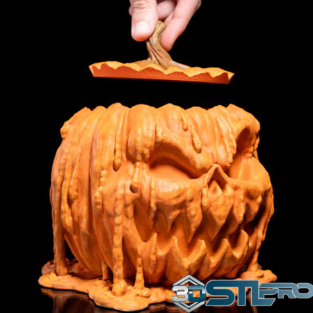 Melting Pumpkin Candy STL File