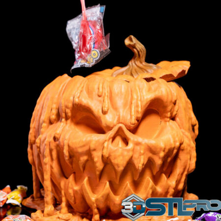 Melting Pumpkin Candy STL File