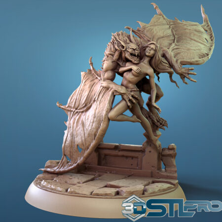 SolGood Creations Orpho the Giant Vampire Bat STL File Horror 3D Print Model