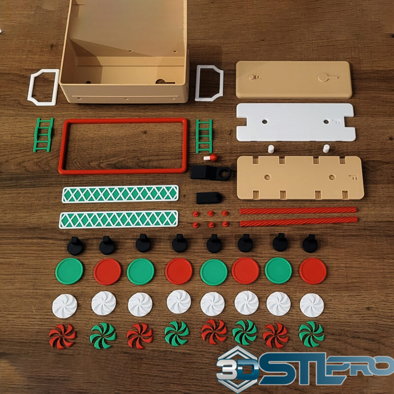 Christmas Gingerbread Train STL File