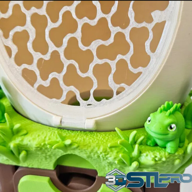 Crackasaurs Vending Machine STL File 3D Print Toy Dispenser - Image 2