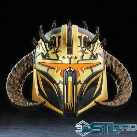 High Shadow Warden Helmet STL File Cosplay And 3D Print Model