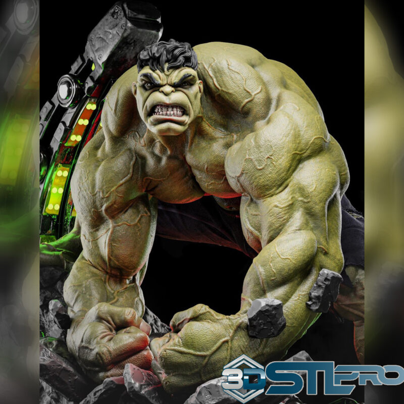 Hulk STL File Marvel Superhero 3D Print Model for Collectors & Fans