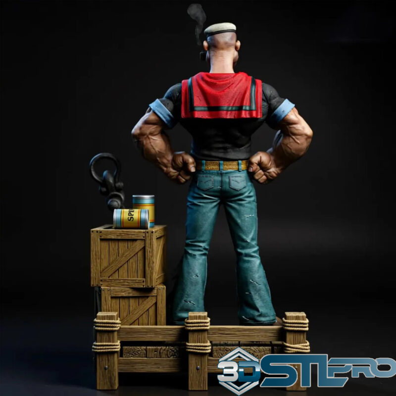 Popeye the Sailor STL File