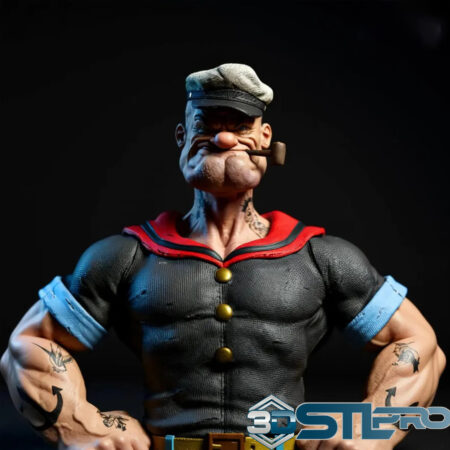 Popeye the Sailor STL File