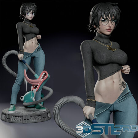 Shizuku Hunter X Hunter STL File Anime 3D Print Model