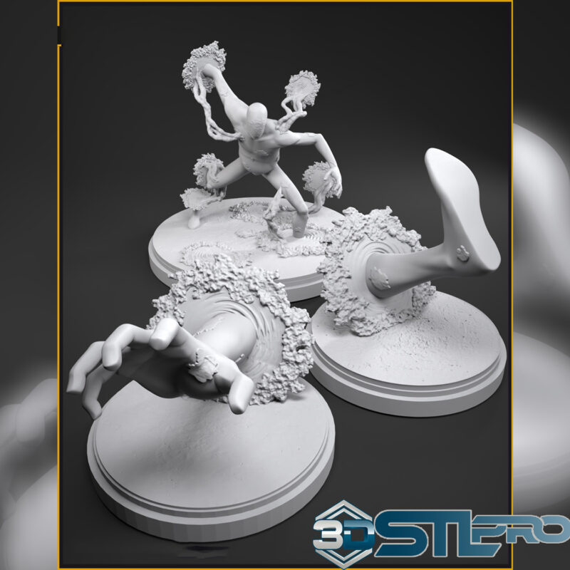 Minis Pack Miniatures STL Files Articulated 3D Printable Mini Figures for Collectors & Creators - Image 2